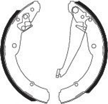 Гальмівні колодки, барабанні Ferodo (FSB549)