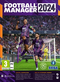 Gra PC Football Manager 2024 kod w pudełku (Steam) (5055277051991)