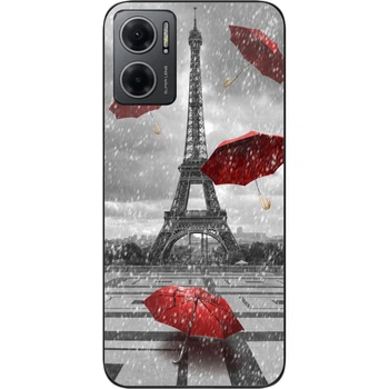 Бампер силиконовый чехол SMTT для Xiaomi Redmi Note 11E с картинкой Париж