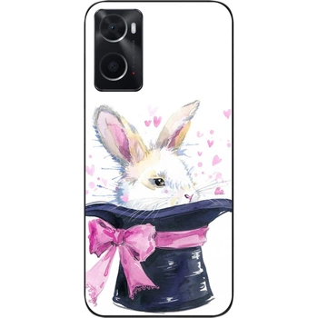 Чехол силиконовый SMTT для OPPO A76 с картинкой Кролик