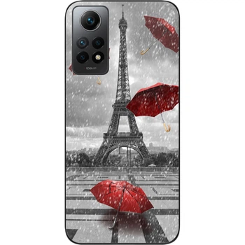 Бампер силиконовый чехол SMTT для Xiaomi Redmi Note 12 Pro 4G с картинкой Париж