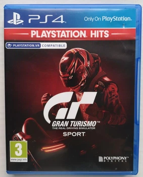 Gran Turismo Sport Playstation Hits Playstation, Б/У, русская версия - диск для PlayStation 4