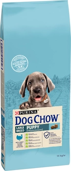 Sucha karma dla szczeniąt dużych ras Dog Chow Puppy Large Breed z indykiem 14 kg (7613034487919)
