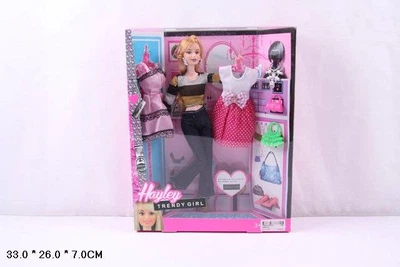 Кукла ToyCloud "Hayley" с одеждой и сумочками HB878-4