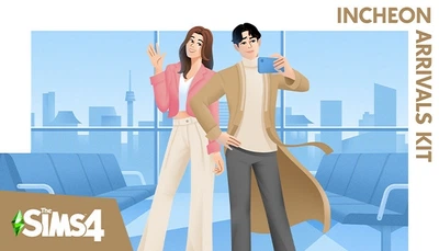 Дополнение The Sims 4 - Incheon Arrivals Kit (Стиль Инчхона) для ПК (Ключ активации EA App)