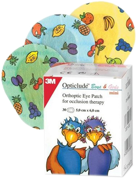 Płatki pod oczy Opticlude Parche Ocular Dibujos Pequeño 30 szt (8470001813695)