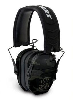 Активні тактичні навушники Walker's Razor PRO Digital з цифровою обробкою звуку, MultiCam Black (чорний мультикам)