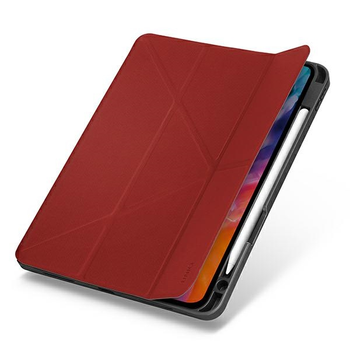 Książka Uniq Transforma Rigor do Apple iPad Air 10.9" 2020 antybakteryjna Coral Red (8886463675274)