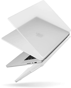 Etui na laptopa Uniq Claro do Apple MacBook Pro 16" 2021 Dove Matte Clear (8886463679753)