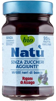 Джем Natu з чорниці без додавання цукру Органічний 240 г (8052575090025)