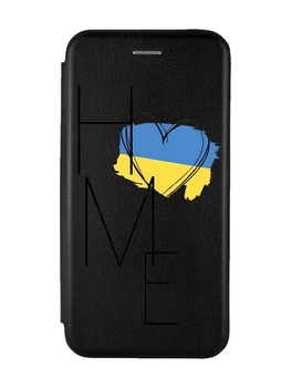 Чехол-книжка с рисунком для Samsung Galaxy A71 (A715) Чёрный :: Дом Украина (принт 353)