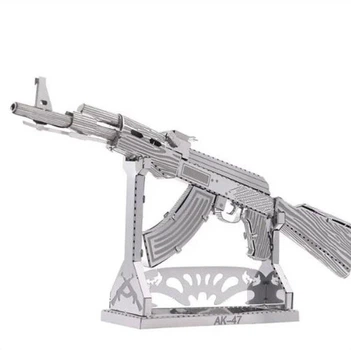 Металлический конструктор Vkstar 3d пазл автомат Ak-47