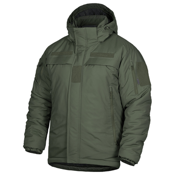 Зимняя мужская Куртка CamoTec Patrol System 3.0 с Капюшоном и Системой быстрого доступа к поясу олива размер S