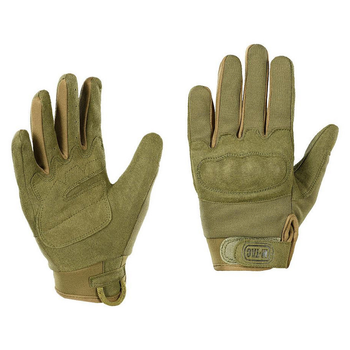 Эластичные перчатки M-TAC Assault Tactical MK.5 с интегрированной защитой косточек олива размер M
