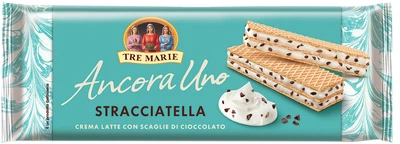 Вафли Tre Marie с начинкой Stracciatella с молочным кремом и шоколадными хлопьями 140 г (8002190003412)
