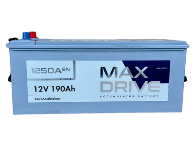 Автомобільний акумулятор Max Drive SMF 190 Ah (+/-) EN1250 (СТ-00143362)