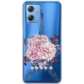Силіконовий чохол BoxFace Motorola G54 Power Eiffel Tower (50385-rs1)