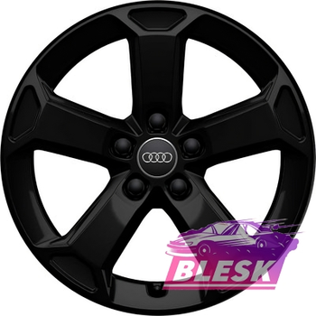 Audi OEM 81A071497AAX1 7x17 5x112 ET45 DIA57.1 Black