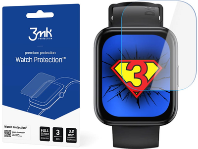 Folia ochronna 3MK Watch Protection na ekran smartwatcha Realme Watch 2 Pro 3 szt. (5903108409629)