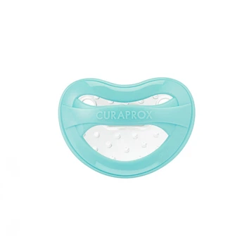 Соска с контейнером Curaprox BABYSOOTHER (от 18 месяцев) бирюза 1 шт