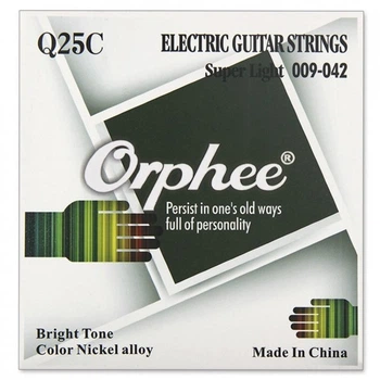 Кольорові струни для електрогітари Orphee Q25C Color Nickel Alloy Super Light 9-42