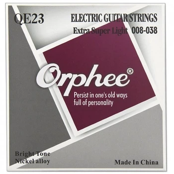 Струны для электрогитары Orphee QE23 Nickel Alloy Super Extra Light 8-38