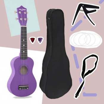 Набір укулеле Fzone FZU-002 (Purple) чохол (без утеплювача) та аксесуари
