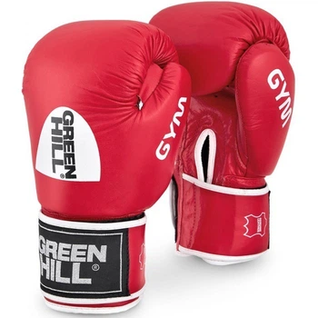 Рукавиці для боксу Green Hill Gym 14 унцій червоні