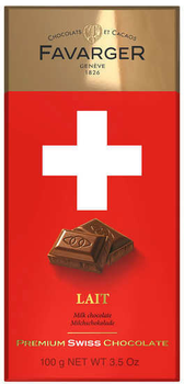 Шоколад чорний Favarger Premium Swiss Chocolate 100 г (7610296001617)