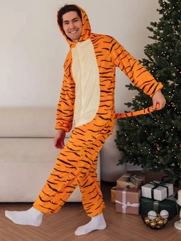 Піжама кігурумі Kigurumi Доросла Тигра Дісней Помаранчевий М 155-165 см. (1029/1)