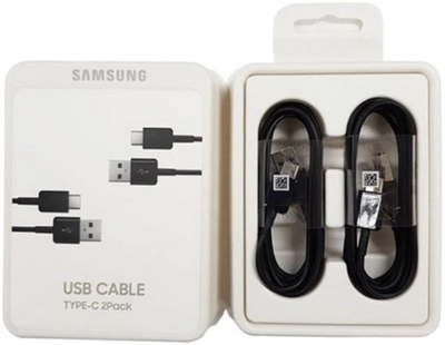 Кабель Samsung USB - USB Type-C 1.5 м Black 2 шт. (8806088957920)