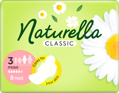 Wkładki higieniczne Naturella Classic Maxi 8 szt (4015400317999)