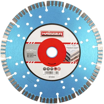 Круг алмазный Haisser Segment/Turbo Concrete Expert 230x3.0x12x22.23 (BP107652)