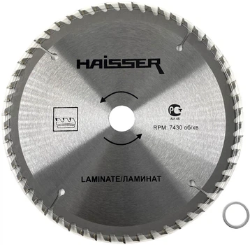Диск пильный по ламинату Haisser 185х20 54 зуб (BP22488)