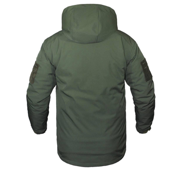 Мужская Зимняя Куртка SoftShell с подкладкой Omni-Heat олива размер XL 52