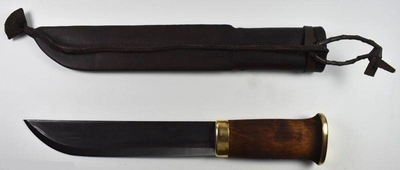 Нож Erapuu Lapland Leuku Dark Brown 210, 80CrV2 (14577)