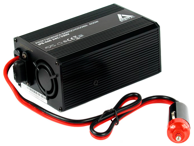 Przetwornica samochodowa AZO Digital IPS-400 400W ze zmodyfikowaną falą sinusoidalną 24-230V DC-AC (5905279203662)