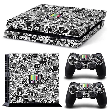 Наклейка PS4 Fat виниловая наклейка на Sony PlayStation PS4 Fat DualShock 4 Crime