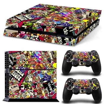 Наклейка PS4 Fat виниловая наклейка на Sony PlayStation PS4 Fat DualShock 4 Boosted Без Бренда