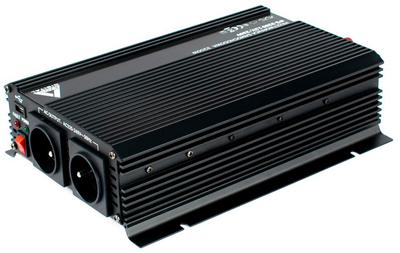 Автомобільний інвертор AZO Digital IPS-3200 3200W з модифікованою синусоїдою 12-230V DC-AC (5905279203754)