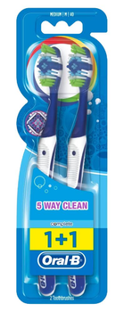 Zestaw szczoteczek do zębów Oral-B Complete 5 Way Clean Duo 2 szt (3014260111847)