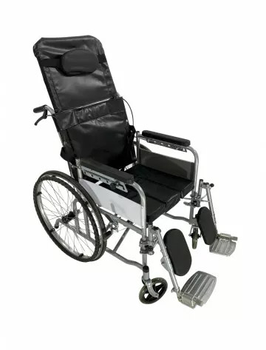 Инвалидная коляска MED1 c туалетом (санитарным оснащением) Гертруда (MED1-L07)