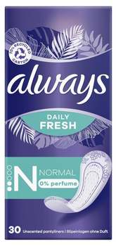 Щоденні гігієнічні прокладки Always Fresh Normal 30 шт (8006540846513)