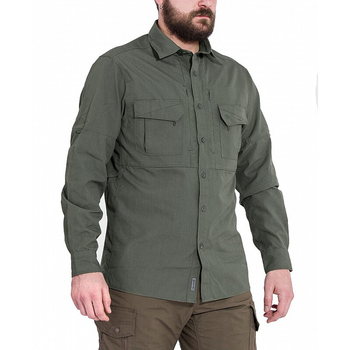 Тактична сорочка Pentagon Plato Shirt K02019 Large, Camo Green (Сіро-Зелений)