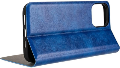 Etui z klapką Beline Leather Book do Apple iPhone 12/12 Pro Blue (5903657574922)