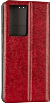 Etui z klapką Beline Leather Book do Samsung Galaxy S21 Ultra Red (5903919064642)