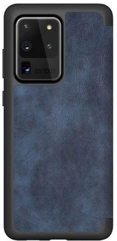 Etui z klapką Beline Leather Book do Samsung Galaxy S21 Ultra Blue (5903919064680)