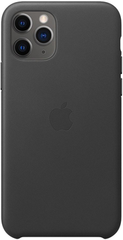 Etui plecki Beline Leather Case do Apple iPhone 11 Pro Black (5903919069593)
