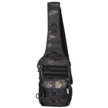 Тактическая универсальная однолямочная сумка Camotec COB Sling Multicam Black