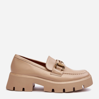 Loafersy damskie Peuria 38 Beżowe (5905677953114)